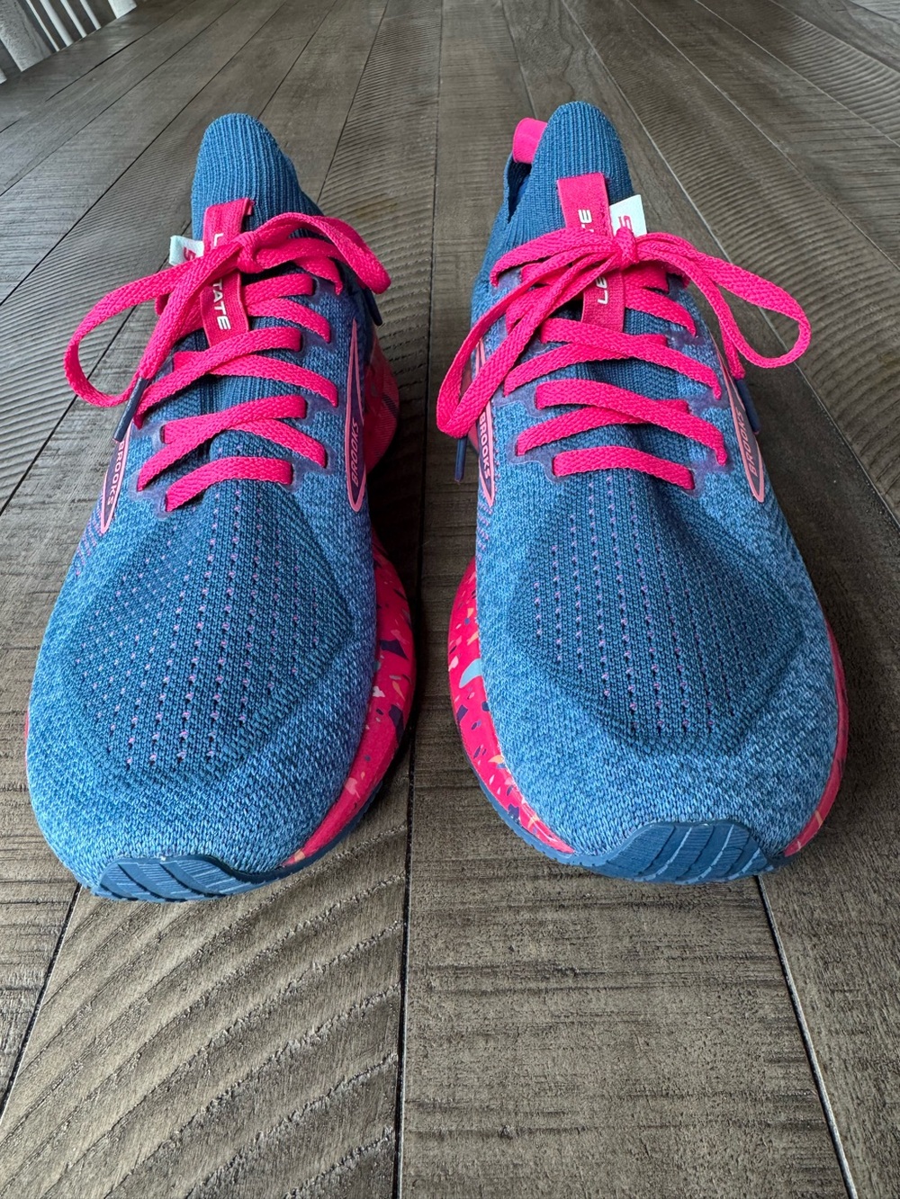 Brooks Levitate StealthFit 5 Blue/Beetroot/Plume Running Shoes Women’s Size 8 - Picture 10 of 16